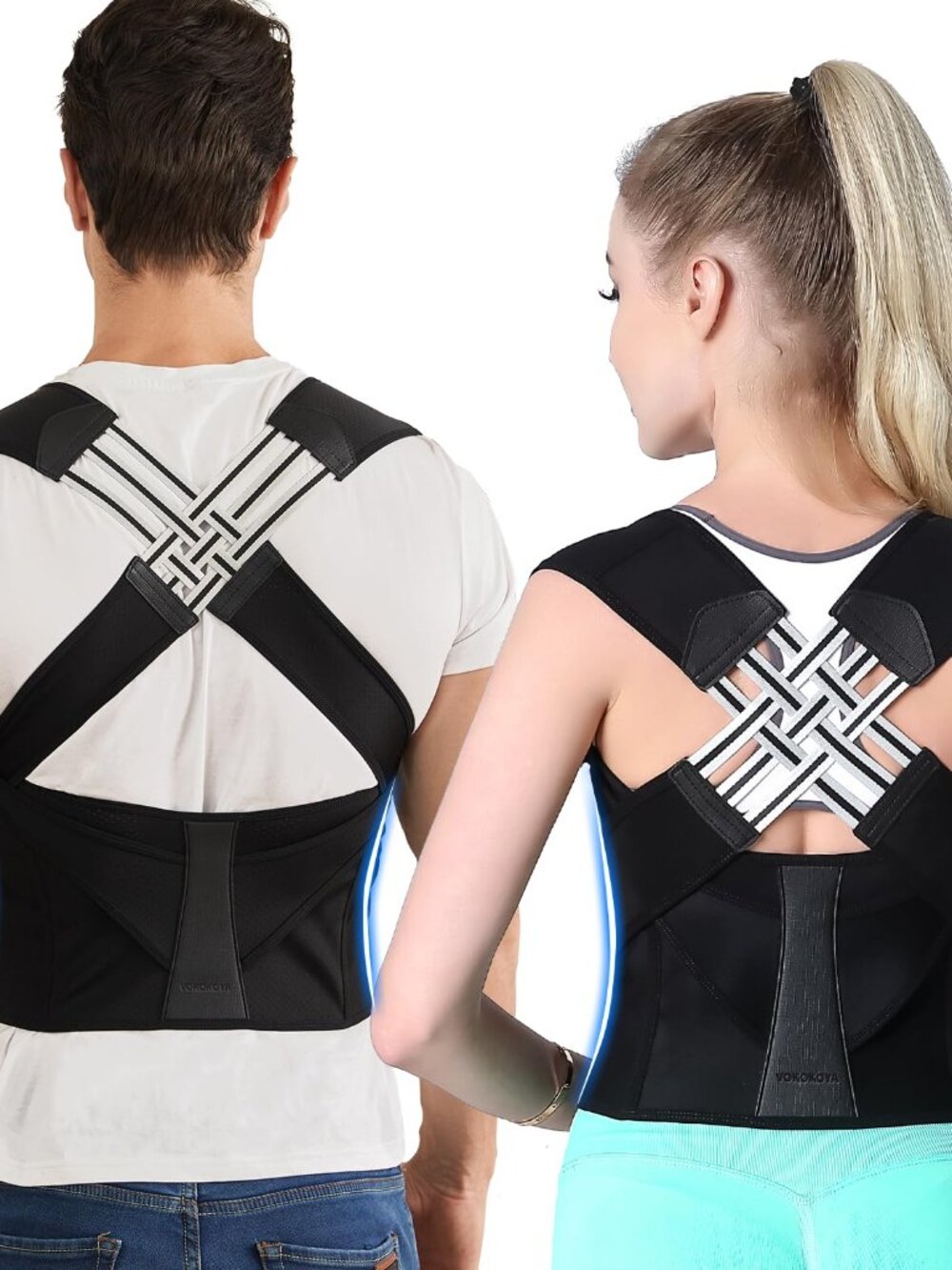 Posture Corrector for Women and Men, Adjustable Shoulder Straightener, Brace
